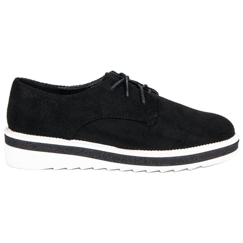 Cm Paris Scarpe stringate in pelle scamosciata nero 1