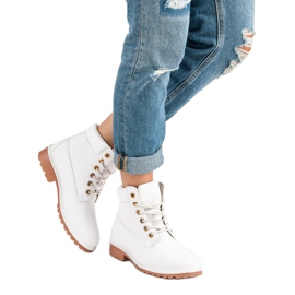 Scarpe da trekking bianche da donna bianca 1