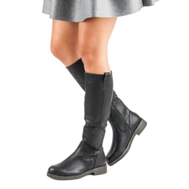 Super Me Stivali casual da donna nero 1