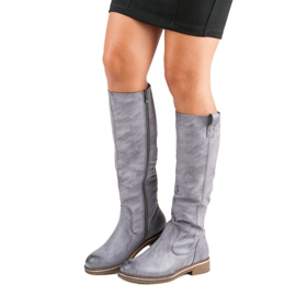 Super Me Stivali casual da donna blu 1