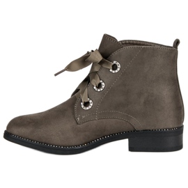 Seastar Stivaletti in pelle scamosciata allacciati marrone 1
