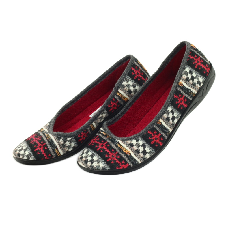 Pantofole in velluto fantasia norvegese Adanex multicolore 4