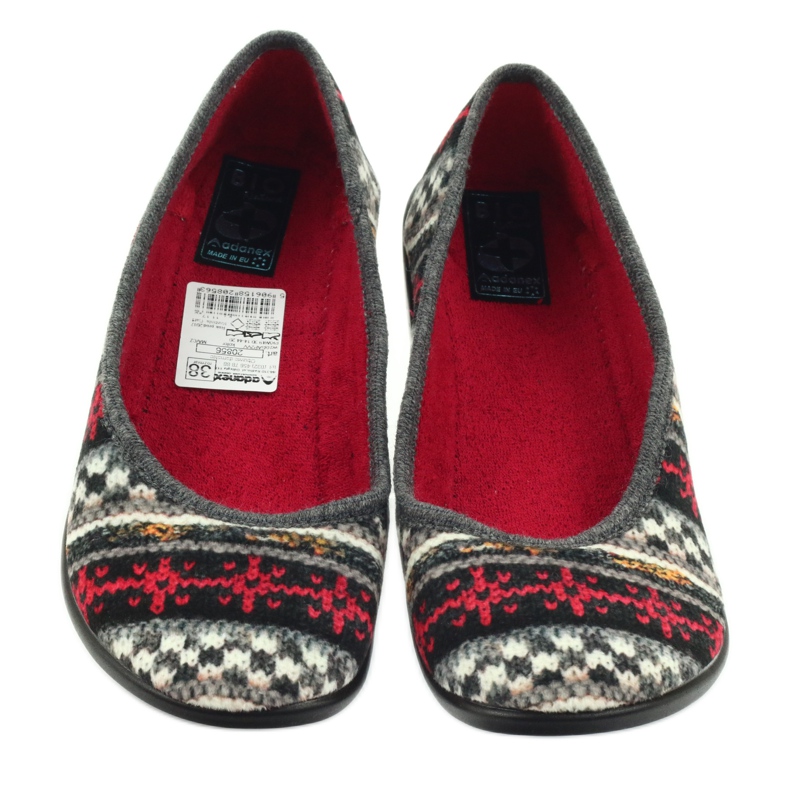 Pantofole in velluto fantasia norvegese Adanex multicolore 3