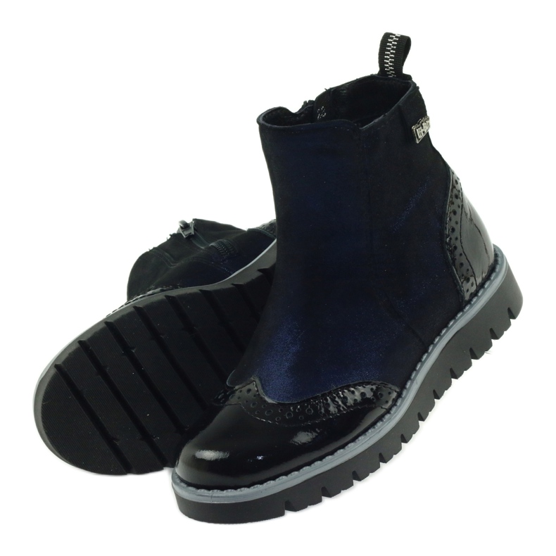Stivali neri Ren But 3313 isolati nero blu navy 4