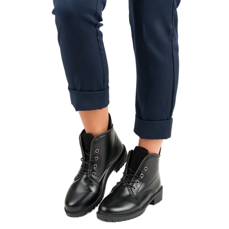 Balada Stivali allacciati neri nero 2