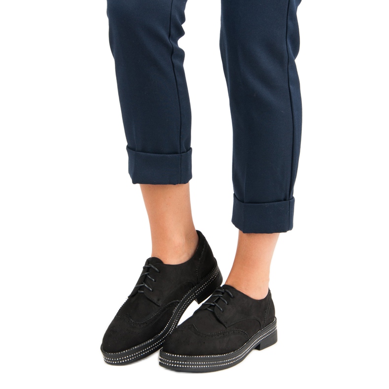 Seastar Scarpe scamosciate alla moda nero 1