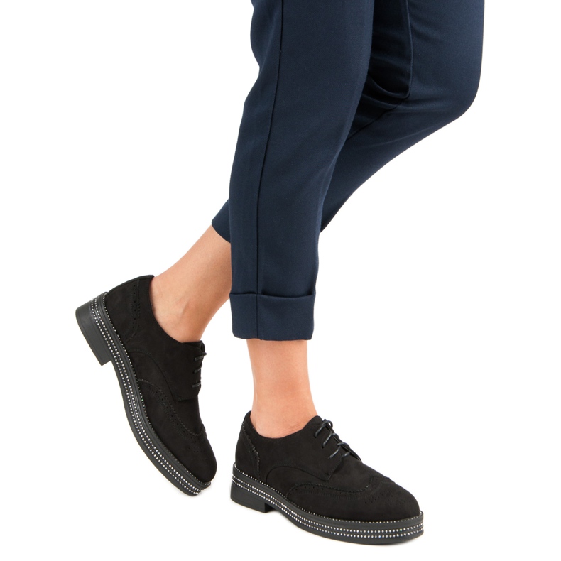 Seastar Scarpe scamosciate alla moda nero 2