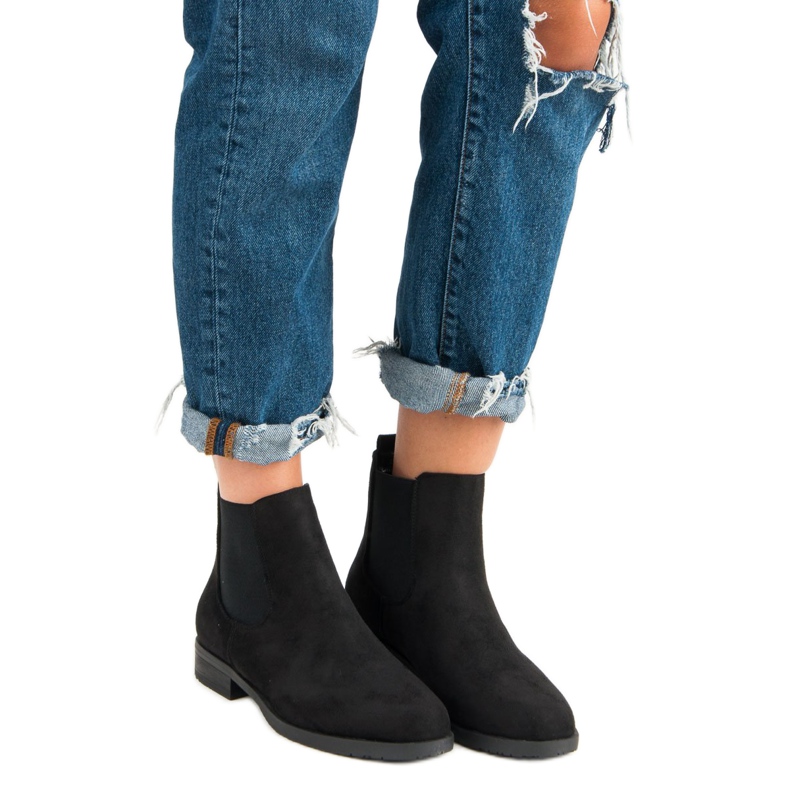 Seastar Stivali Jodhpur in camoscio nero 1