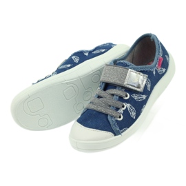 Befado scarpe per bambini pantofole sneakers 251y111 bianco blu grigio 5