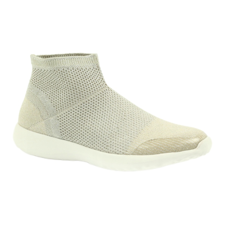 American Club Scarpe sportive americane da donna 17044 beige d'argento giallo 1