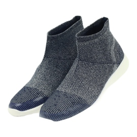 American Club Scarpe sportive da donna 17044 blu navy/argento 3