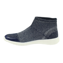 American Club Scarpe sportive da donna 17044 blu navy/argento 2