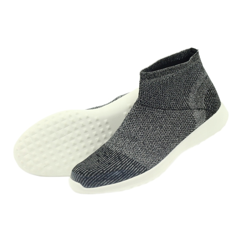 American Club American Black Sports Scarpe Sports 17044 Black/Silver nero 4
