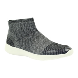 American Club American Black Sports Scarpe Sports 17044 Black/Silver nero 1
