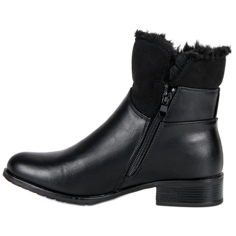 Forever Folie Stivali da donna caldi nero 1
