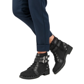 Clowse Stivali da lavoro alla moda nero 2