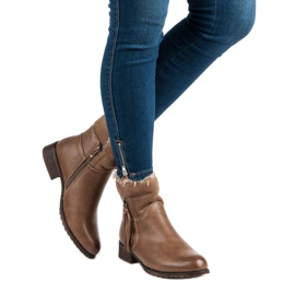 Forever Folie Stivali da donna caldi marrone 2