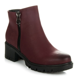 Vices New Collection Stivali bordeaux con protezione rosso 1