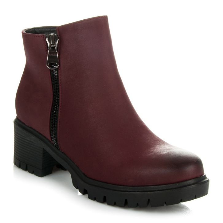 Vices New Collection Stivali bordeaux con protezione rosso 1