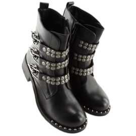Stivali militari neri JW1 Black nero 1