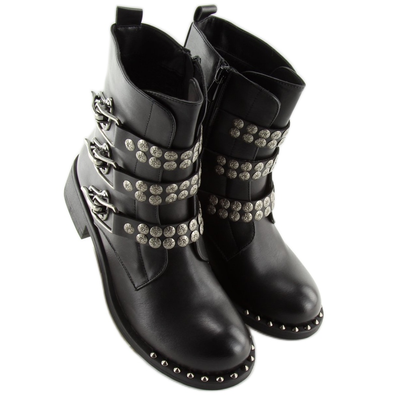 Stivali militari neri JW1 Black nero 1