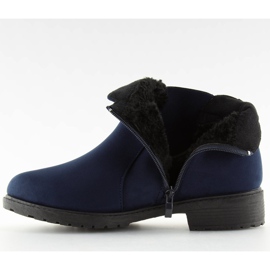 Stivali Jodhpur caldi, blu navy XY-528 Blue 2