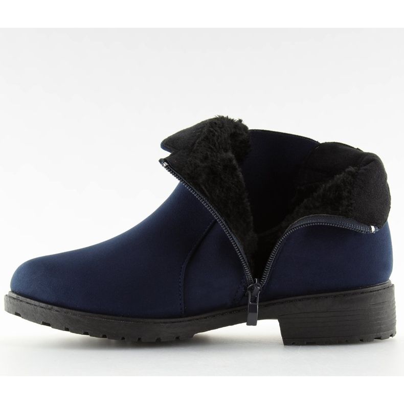 Stivali Jodhpur caldi, blu navy XY-528 Blue 2
