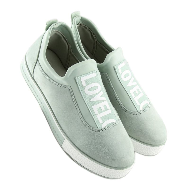 Sneakers donna menta X-9707 Verde 2