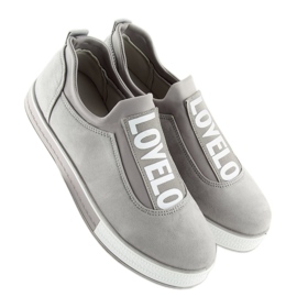 Grigio Sneakers grigie da donna X-9707 Grey 2