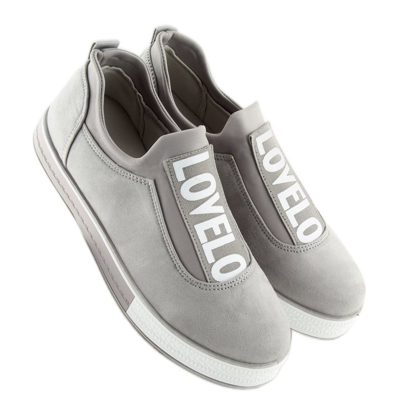 Grigio Sneakers grigie da donna X-9707 Grey 2