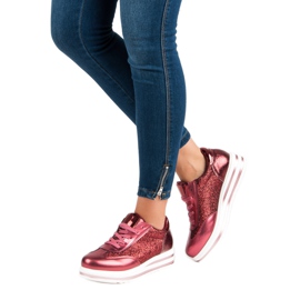 Fama Scarpe da ginnastica alla moda rosso 2