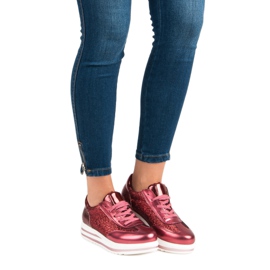 Fama Scarpe da ginnastica alla moda rosso 1