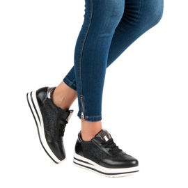 Fama Scarpe da ginnastica alla moda nero 1