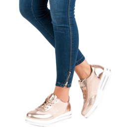 Fama Scarpe da ginnastica alla moda rosa 1