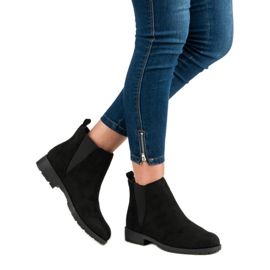Via Giulia  Stivali Jodhpur in camoscio nero 1