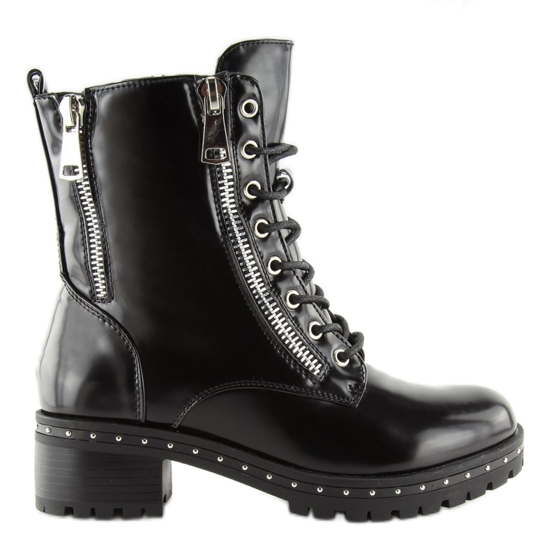 Stivali neri da donna A-40 neri nero 1