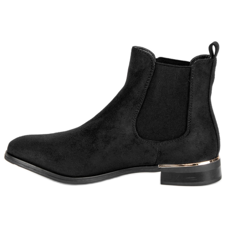 SDS Stivali Jodhpur in camoscio nero 1