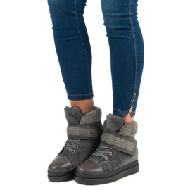 Stivali grigi caldi grigio 1