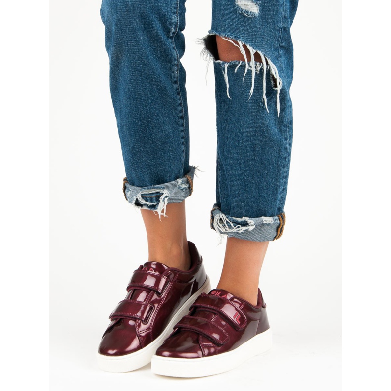 Fila Upstage Velcro Low Wmn rosso 1