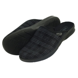 Pantofole per scarpe da uomo Befado 548m011 pantofole nero 4
