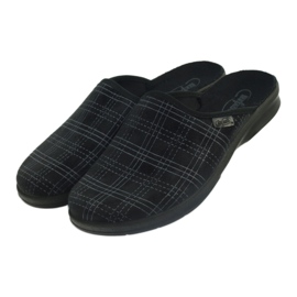 Pantofole per scarpe da uomo Befado 548m011 pantofole nero 3