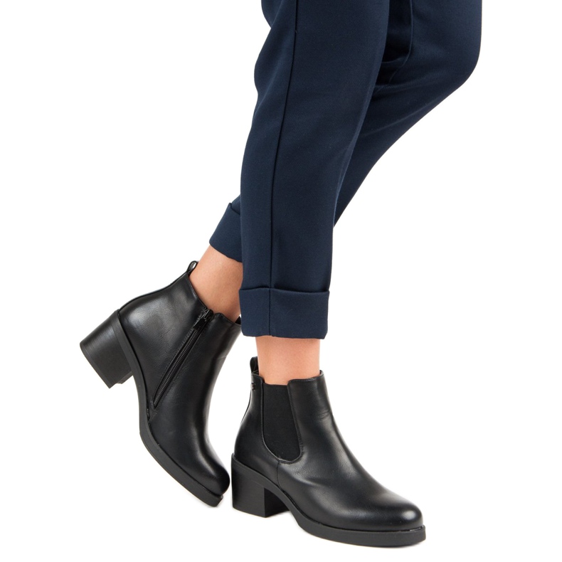 Anesia Paris Stivaletti classici Stivali Jodhpur nero 2