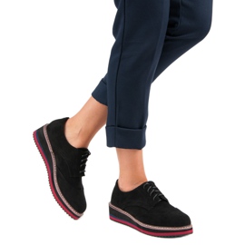 Vizi delle scarpe scamosciate nero 2