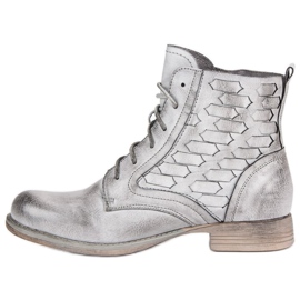 Forever Folie Stivaletti casual allacciati grigio 1