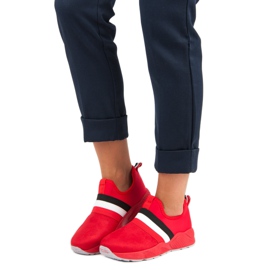 Scarpe da ginnastica rosse slip-on rosso 1