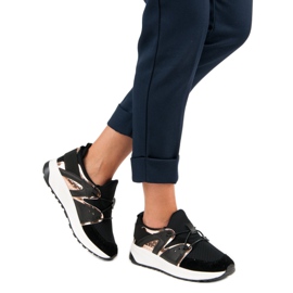 Scarpe sportive alla moda nero 2