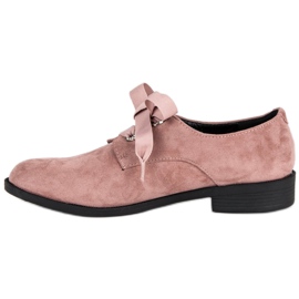 Scarpe allacciate polverose VICES rosa 1