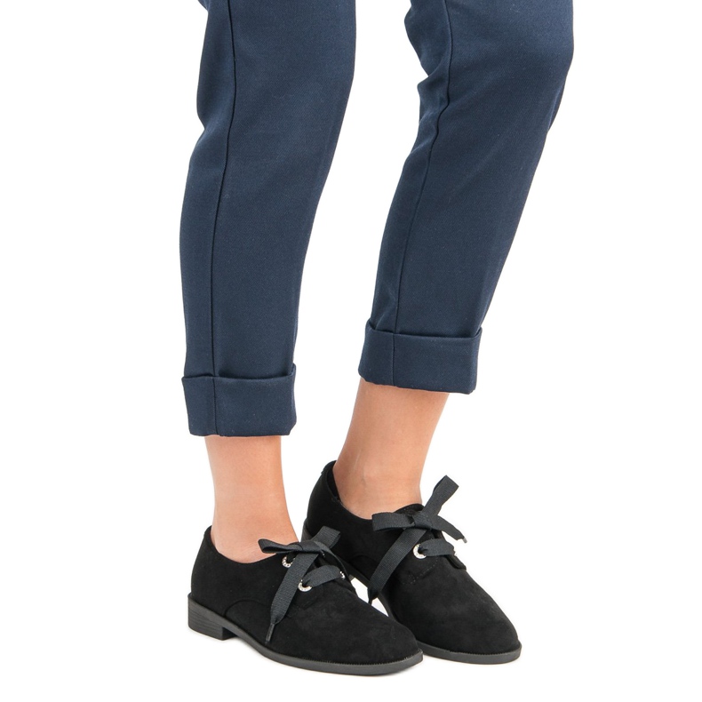 Scarpe VICES nere legate nero 1