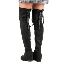 Bestelle Stivali neri con zeppa nero 2