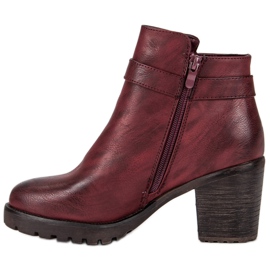 Kayla Stivali bordeaux tutti i giorni rosso 1